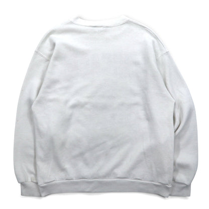 Vintage 90s USA Made Sweatshirt NBA CHICAGO BULLS 90s USA Made Print Sweatshirt L White Chicago Bulls