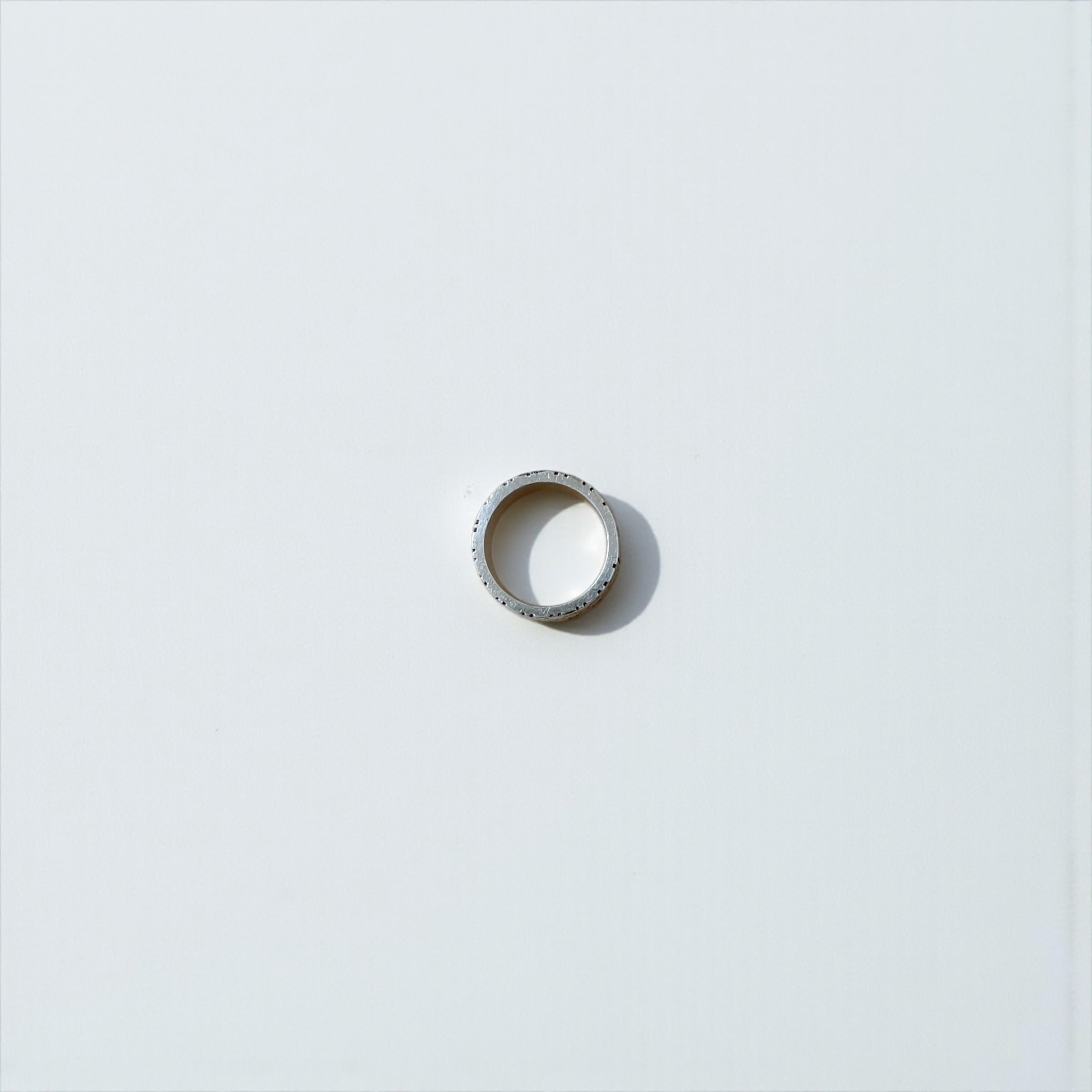 GUCCI イタリア製 シェリーライン リング 指輪 18号 シルバー 925 ウェブライン