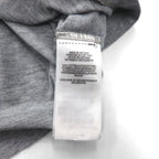 POLO RALPH LAUREN Logo Embroidered T-Shirt, Medium, Gray, Cotton, Stars and Stripes, USA, Small Pony Embroidery