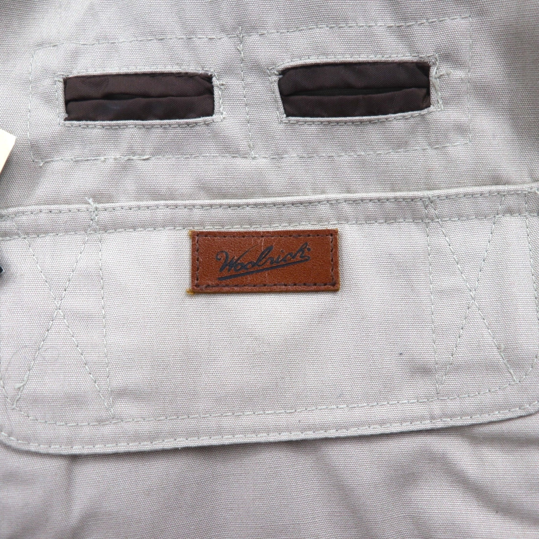 Woolrich 00s Quilted Switch Hunting Shirt, XL, Beige Green, Chest Pocket, OUTDOOR GUIDE COLLECTION, Unused
