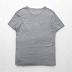 POLO RALPH LAUREN Logo Embroidered T-Shirt, Medium, Gray, Cotton, Stars and Stripes, USA, Small Pony Embroidery