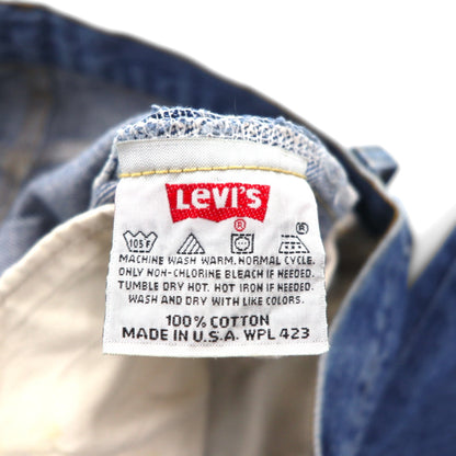 Levi's 90年代 USA製 501 デニムパンツ ジーンズ L インディゴ 501-0658 ボタンフライ