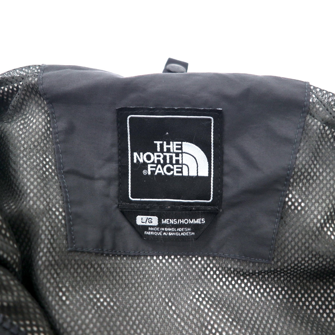THE NORTH FACE Mountain Parka L Gray Nylon HYVENT Waterproof Breathable Zip-in-Zip Double Zip US Design
