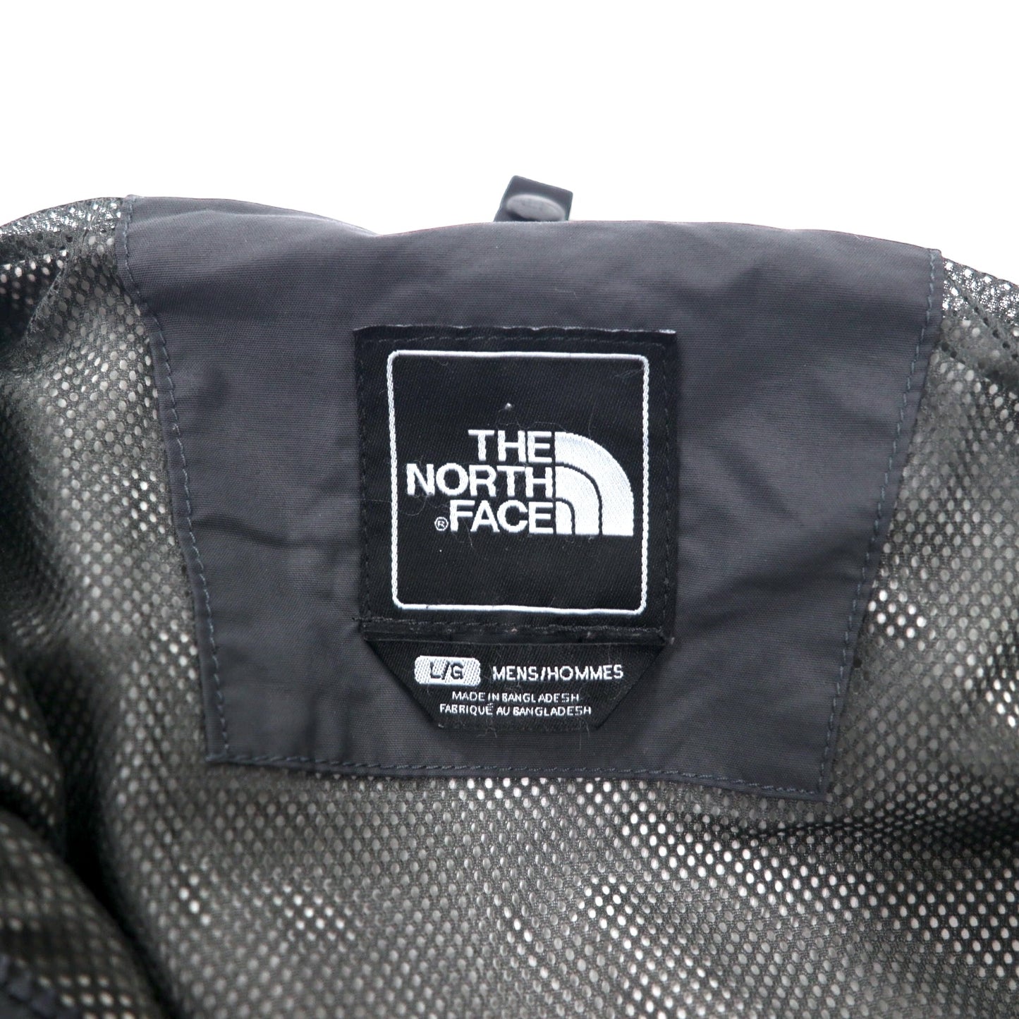 THE NORTH FACE マウンテンパーカー L グレー ナイロン HYVENT 防水 透湿 ジップインジップ搭載 ダブルジップ US企画