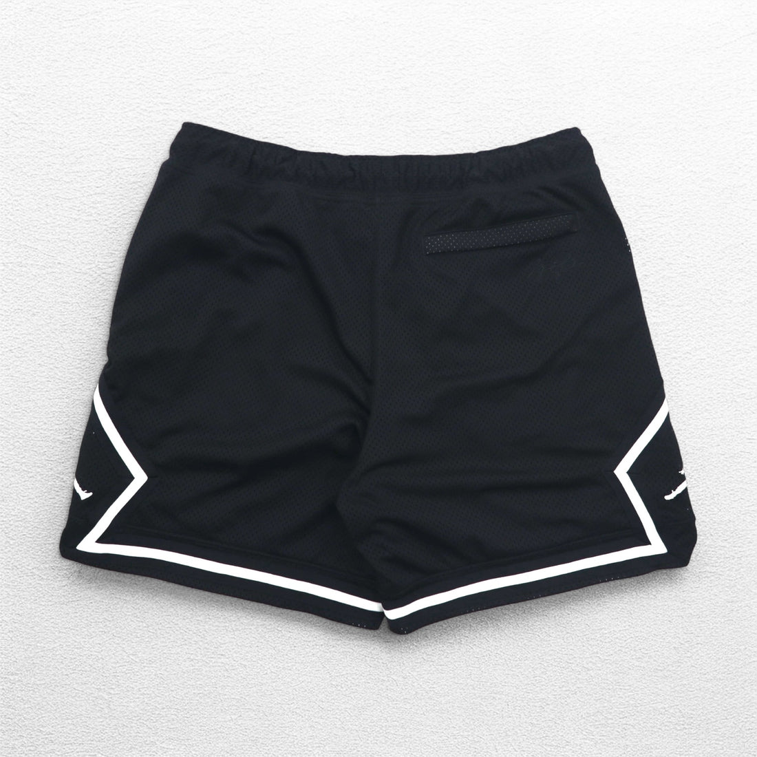 JORDAN BRAND ( NIKE ) ダイヤモンド メッシュ ショートパンツ ハーフパンツ L ブラック ゲームパンツ DM1367-010