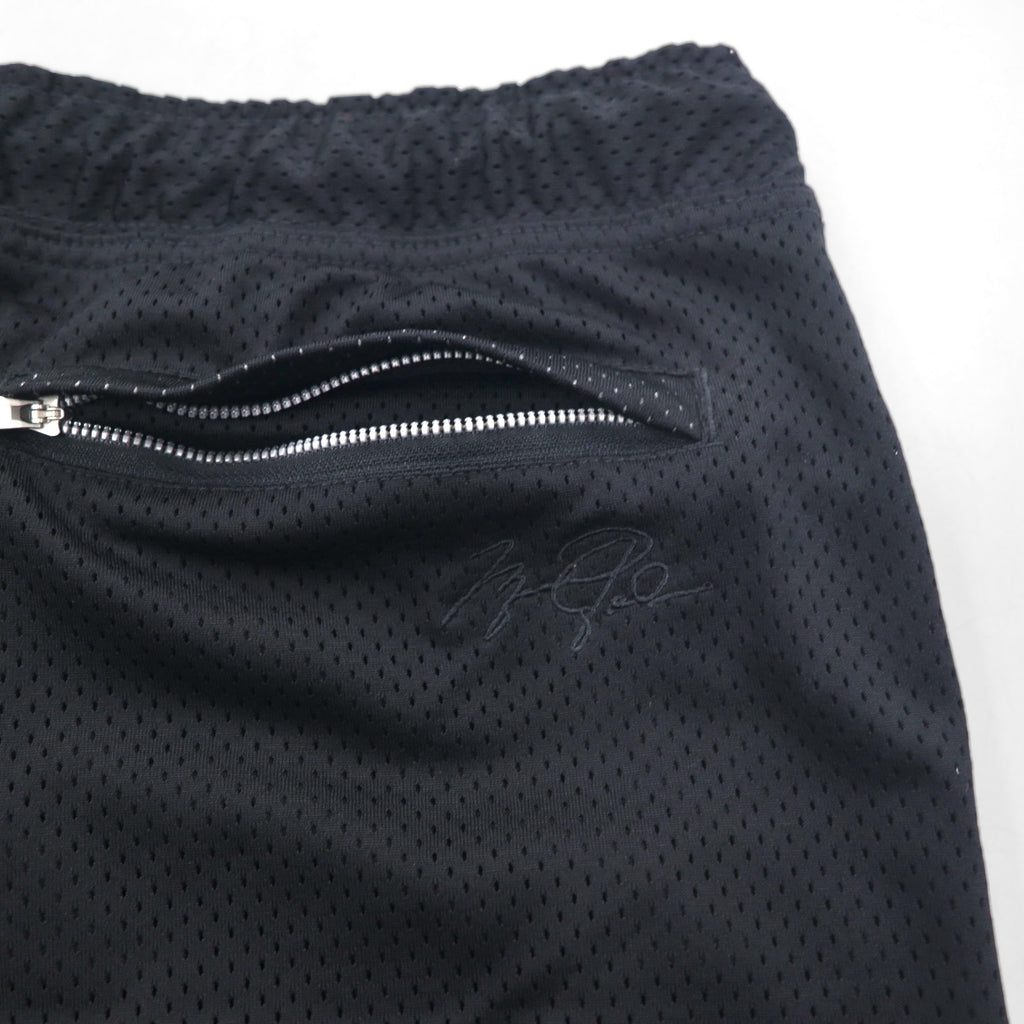 JORDAN BRAND ( NIKE ) ダイヤモンド メッシュ ショートパンツ ハーフパンツ L ブラック ゲームパンツ DM1367-010