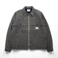 GANGSTERVILLE 日本製 ネップジャケット ジップアップ ハリントンジャケット S TIME KILLERS 刺繍 GSV-19-AW-16