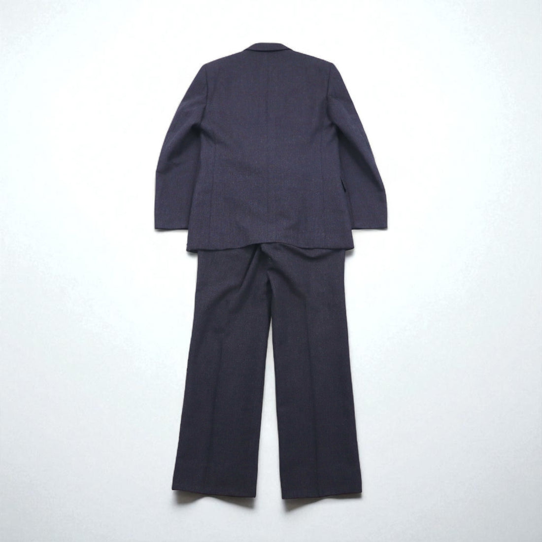 80s Japan Vintage 2-Piece Suit Miyukilan 80s Japanese Made Suit Set, Size M, Navy Wool