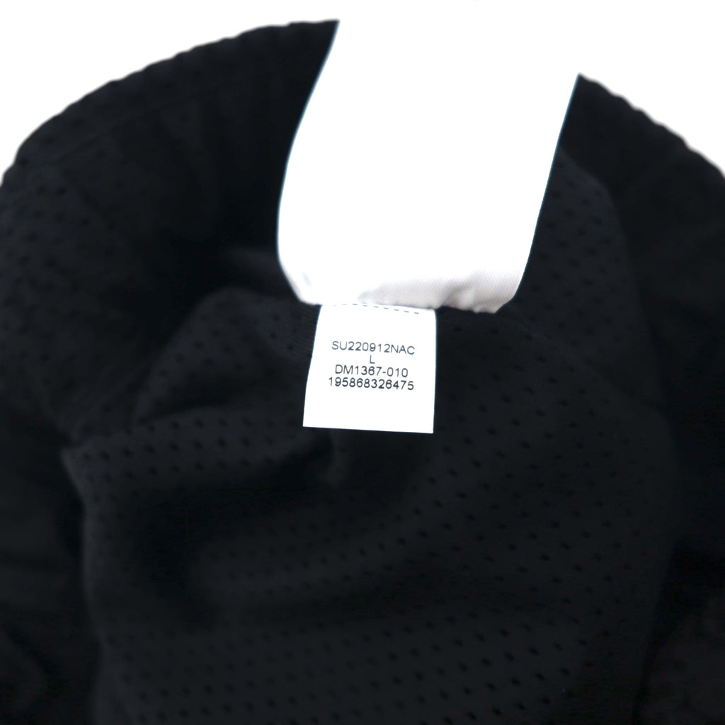 JORDAN BRAND ( NIKE ) ダイヤモンド メッシュ ショートパンツ ハーフパンツ L ブラック ゲームパンツ DM1367-010