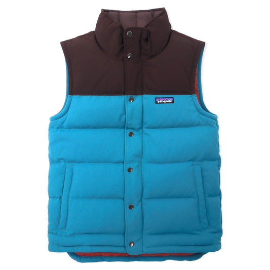 日本然リトテ-古着オンライン-patagonia ビビーダウンベスト XS ブルー ナイロン BIVY DOWN VEST 27586FA14-PATAGONIA Vivy Down Vest XS Blue Nylon BIVY DOWN VEST 27586FA14