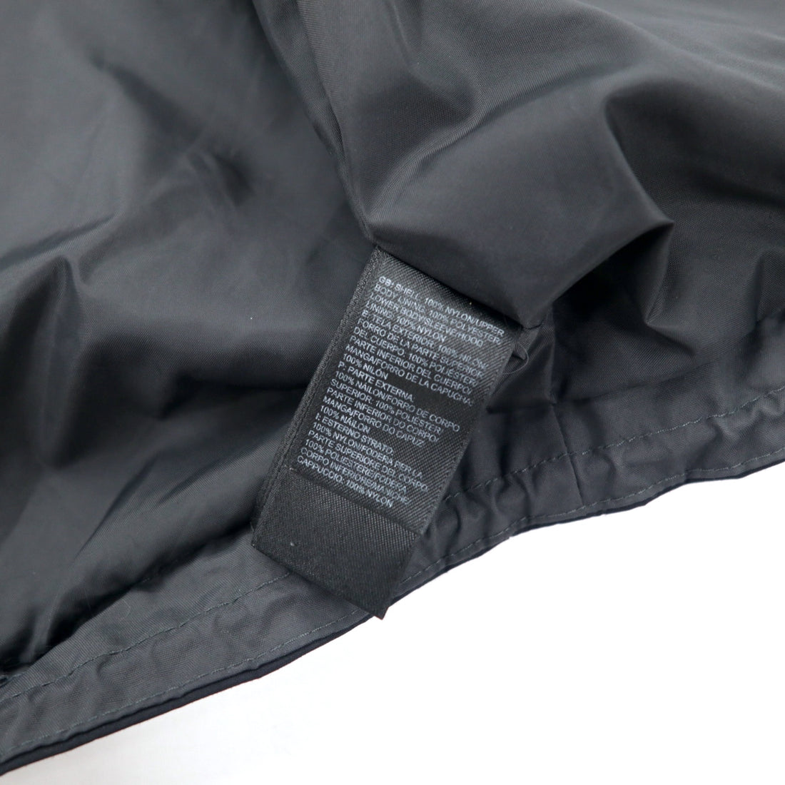 THE NORTH FACE Mountain Parka L Gray Nylon HYVENT Waterproof Breathable Zip-in-Zip Double Zip US Design