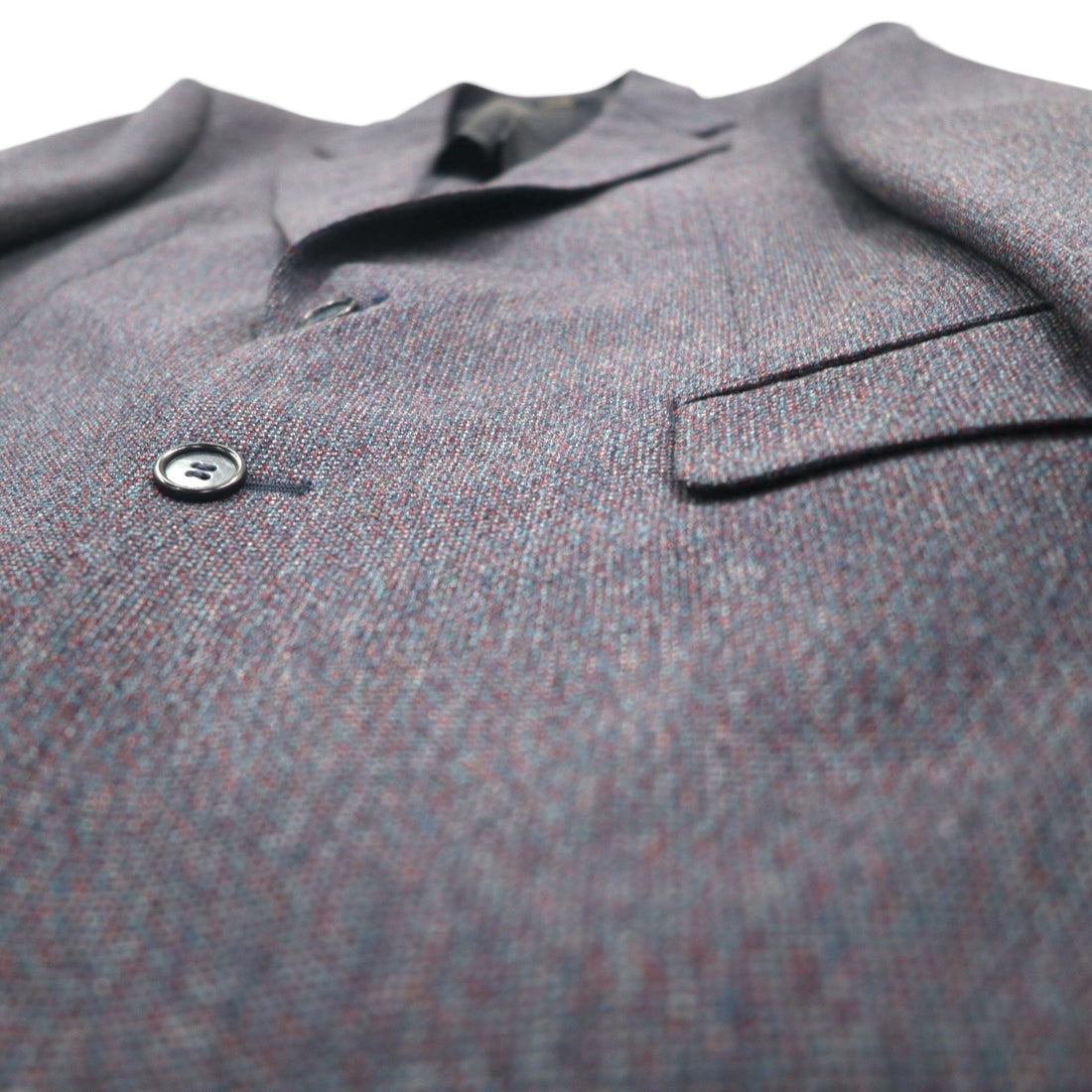 80s Japan Vintage 2-Piece Suit Miyukilan 80s Japanese Made Suit Set, Size M, Navy Wool