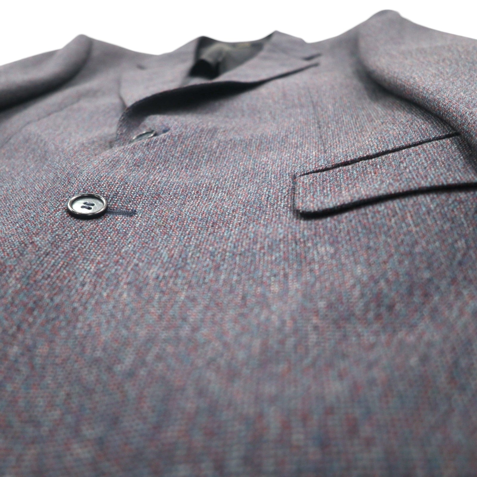 80s Japan Vintage 2-Piece Suit Miyukilan 80s Japanese Made Suit Set, Size M, Navy Wool