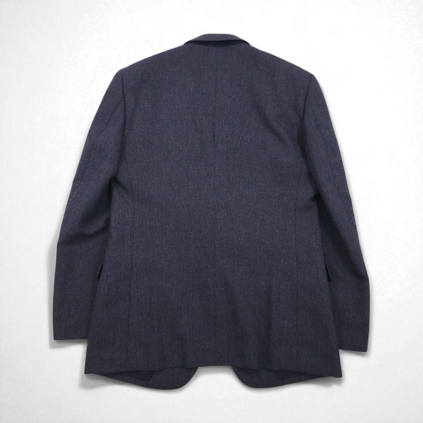 80s Japan Vintage 2-piece Suit Miyukilan 80年代 日本製 セットアップ スーツ M ネイビー ウール