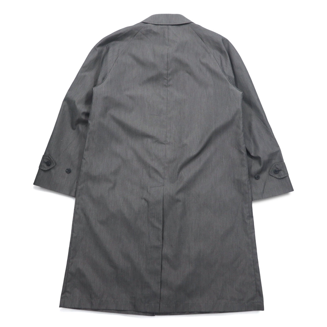 Vintage 90s Japan Made SANYO Classic Trench Coat SANYO Balmacaan Coat S Grey Made in Japan
