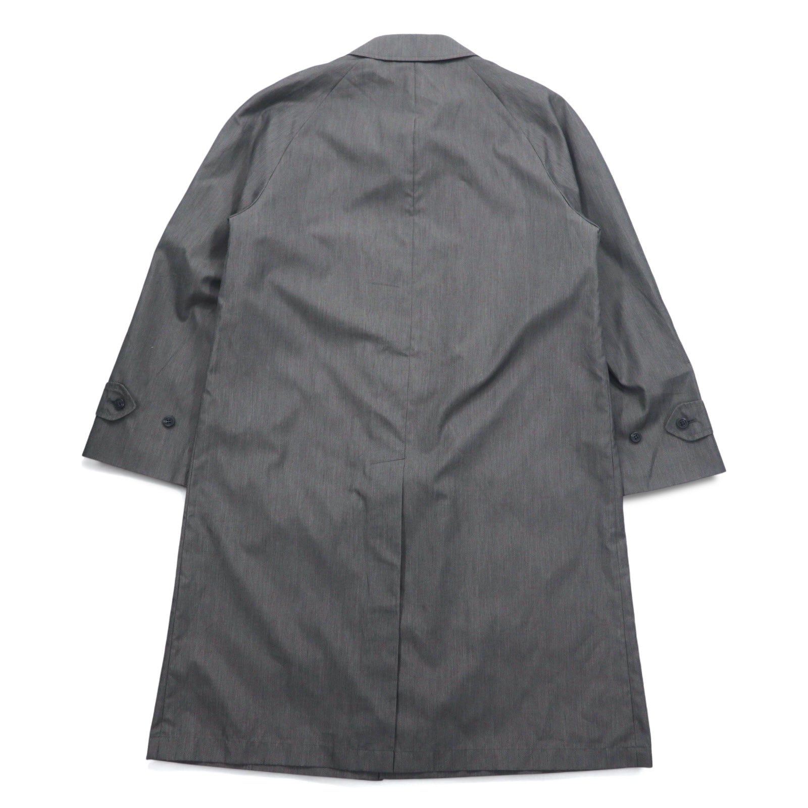 Vintage 90s Japan Made SANYO Classic Trench Coat SANYO ステンカラーコート S グレー 日本製