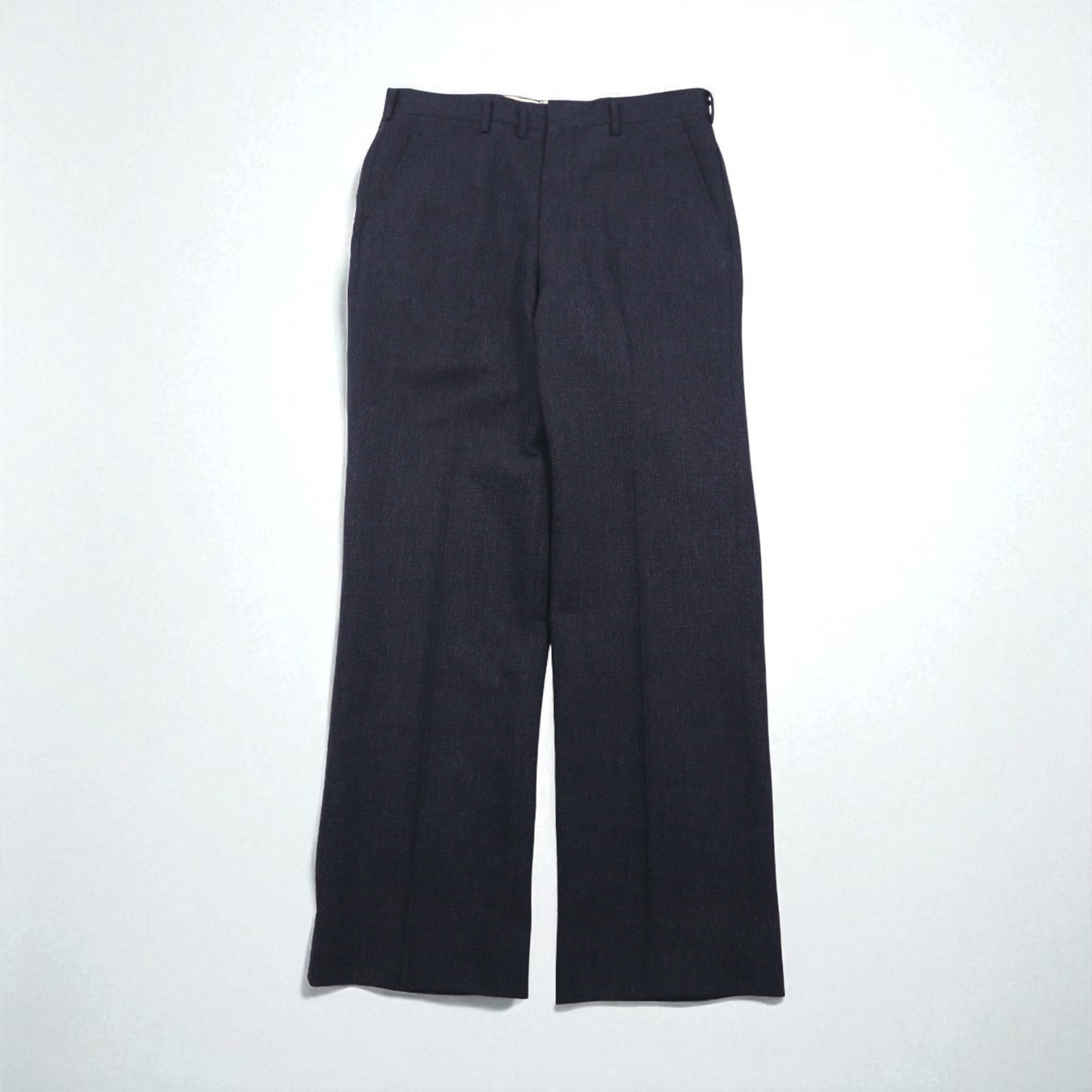 80s Japan Vintage 2-piece Suit Miyukilan 80年代 日本製 セットアップ スーツ M ネイビー ウール