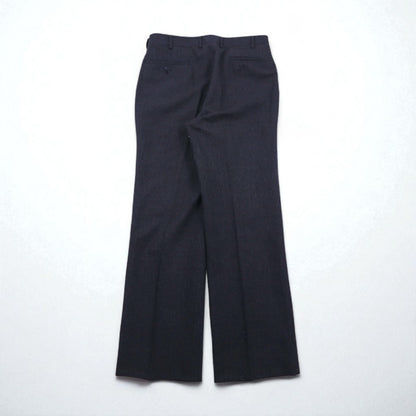 80s Japan Vintage 2-piece Suit Miyukilan 80年代 日本製 セットアップ スーツ M ネイビー ウール