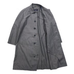 Vintage 90s Japan Made SANYO Classic Trench Coat SANYO ステンカラーコート S グレー 日本製