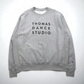 Champion Reverse Weave Sweatshirt, Size XL, Print, Blue Single Tag, Reissue by THOMAS DANCE STUDIO