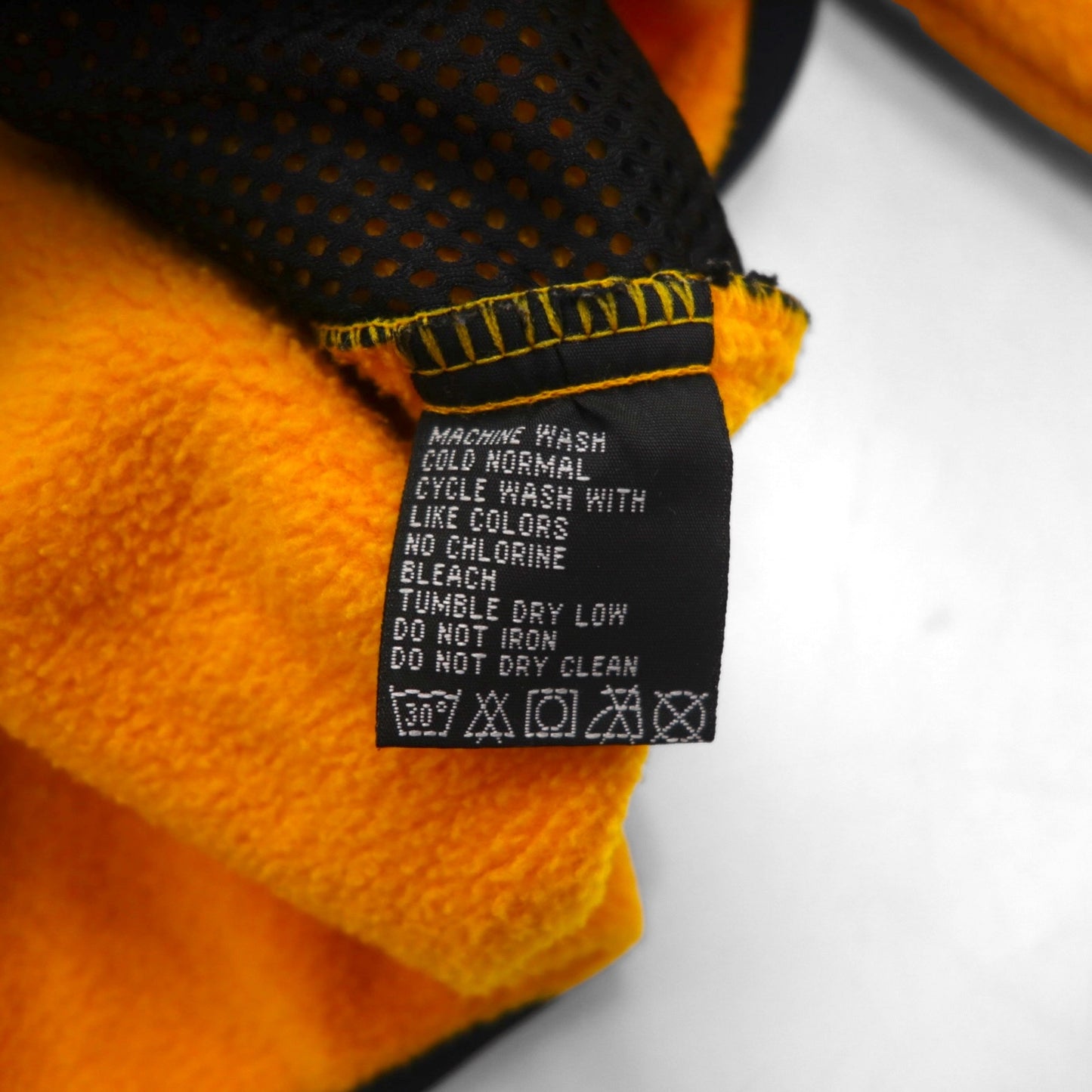 POLO JEANS CO Ralph Lauren 90年代 ハーフジップ フリースジャケット L イエロー カンガルーポケット