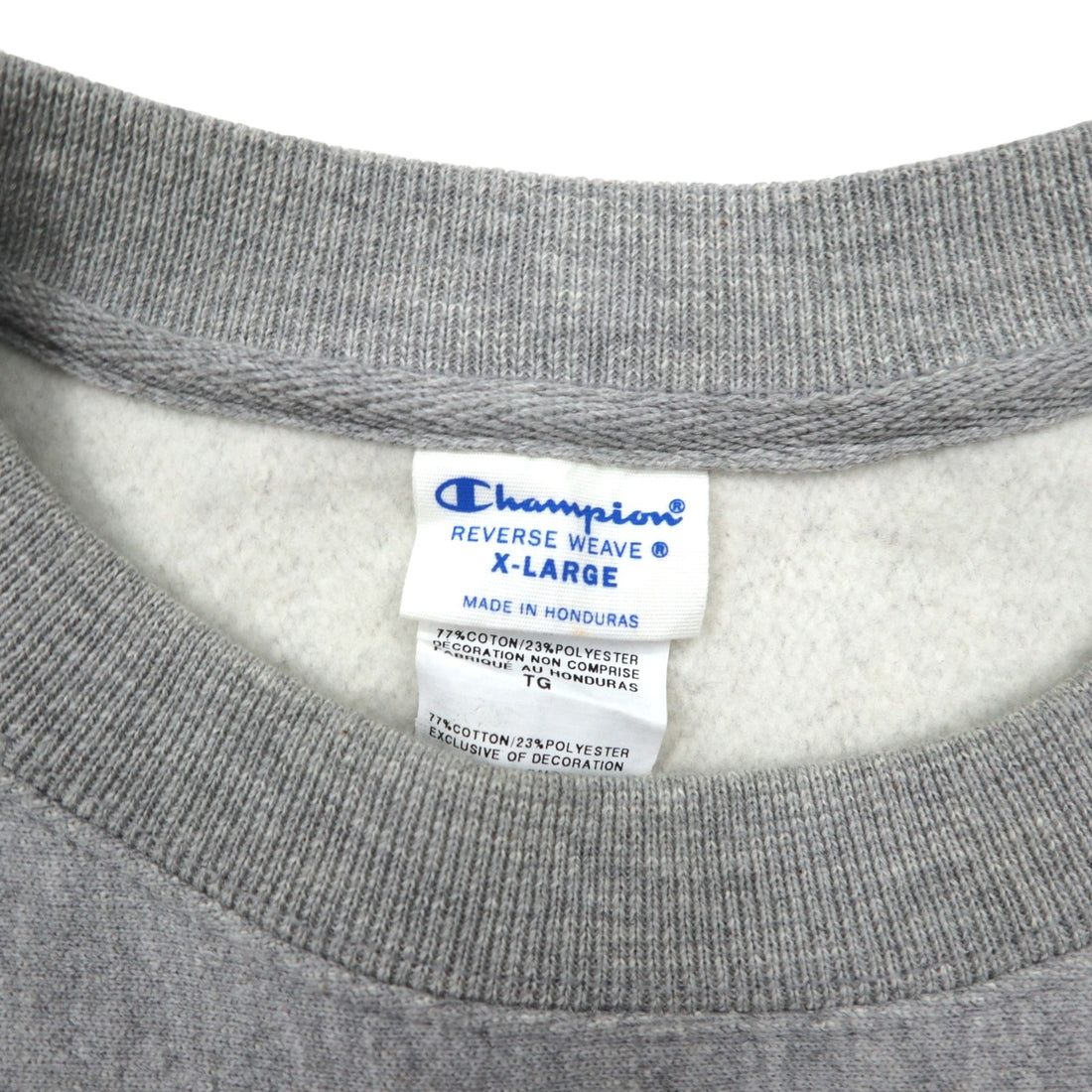 Champion Reverse Weave Sweatshirt, Size XL, Print, Blue Single Tag, Reissue by THOMAS DANCE STUDIO