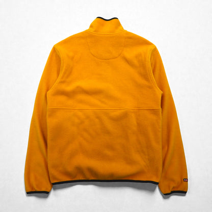 POLO JEANS CO Ralph Lauren 90年代 ハーフジップ フリースジャケット L イエロー カンガルーポケット
