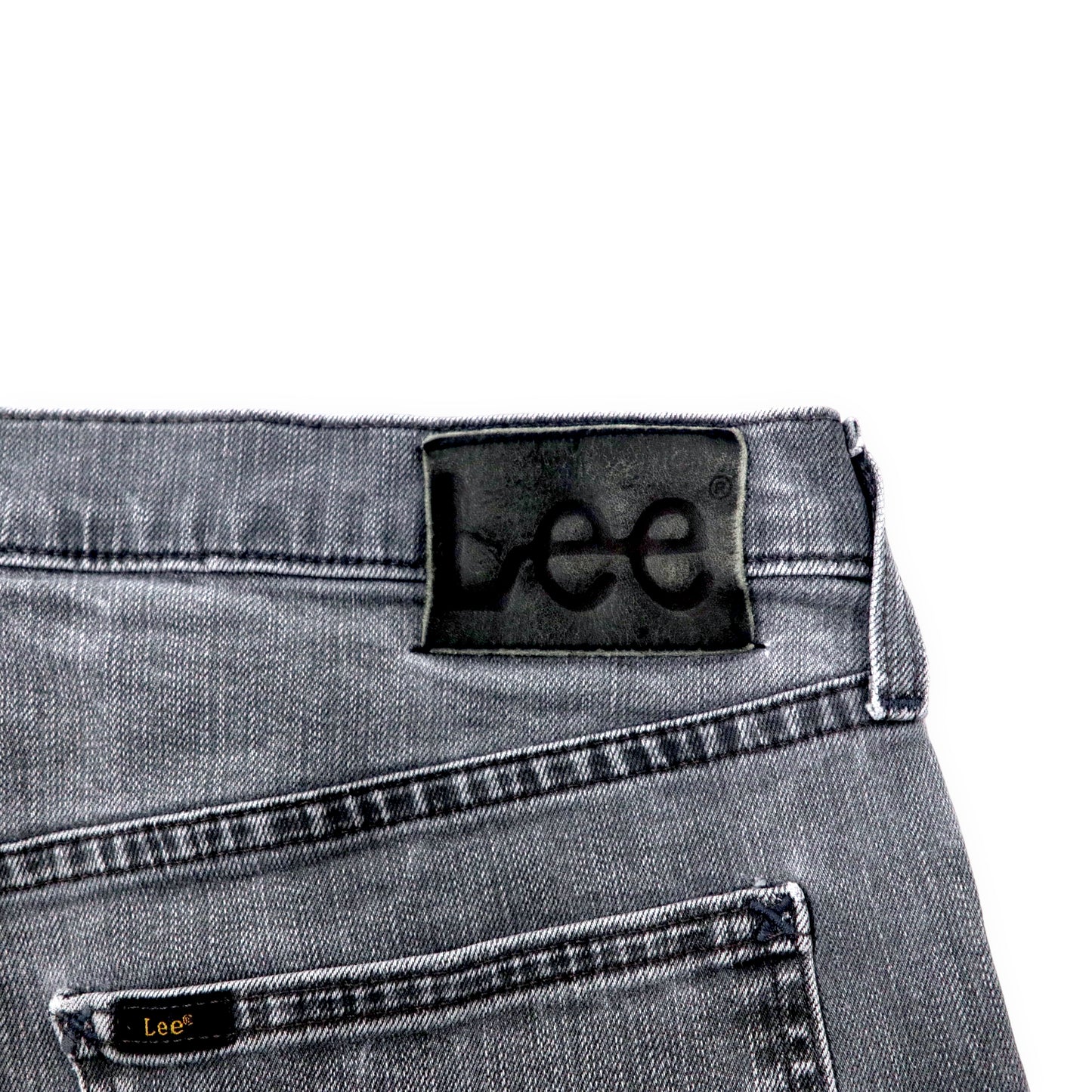 Lee ブラック デニムパンツ 34 スリムフィット グレー DAREN Zip Fly Regular Slim Jeans トルコ製