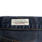 LEVI'S PREMIUM Big E 501 Denim Pants Size 36 Grey Cotton Button Fly Leather Patch 501-3140 Made in Poland