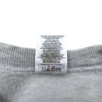 JERZEES Sweatshirt L Grey Animal Print Deer Cotton Polyester Fleece Lining