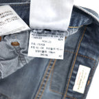 LEVI'S PREMIUM Big E 501 Denim Pants Size 36 Grey Cotton Button Fly Leather Patch 501-3140 Made in Poland