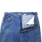 Levi's Made in Canada Euro Levi's 619 Orange Tab Denim Pants 36 Blue Cotton 50619-0212