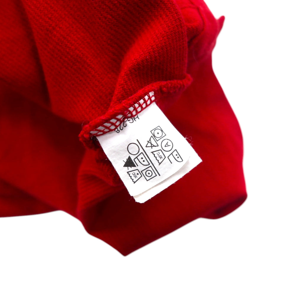 CHAPS RALPH LAUREN 90s Long Sleeve T-Shirt, Red, One Point Logo Embroidery