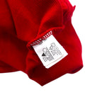 CHAPS RALPH LAUREN 90s Long Sleeve T-Shirt, Red, One Point Logo Embroidery