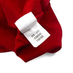 CHAPS RALPH LAUREN 90s Long Sleeve T-Shirt, Red, One Point Logo Embroidery