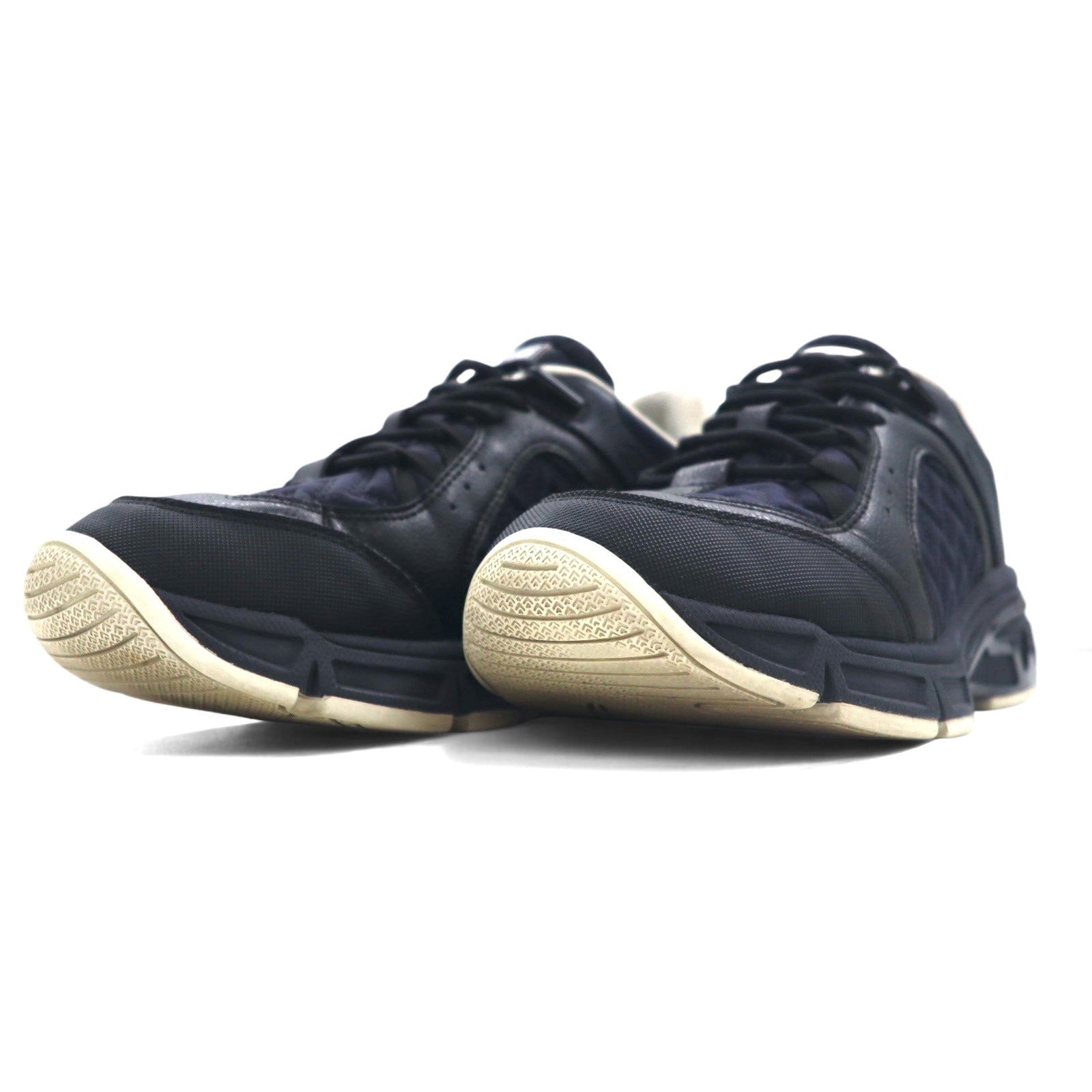 EMPORIO ARMANI スニーカー 26cm ブラック ナイロン レザー X4X647 XN945