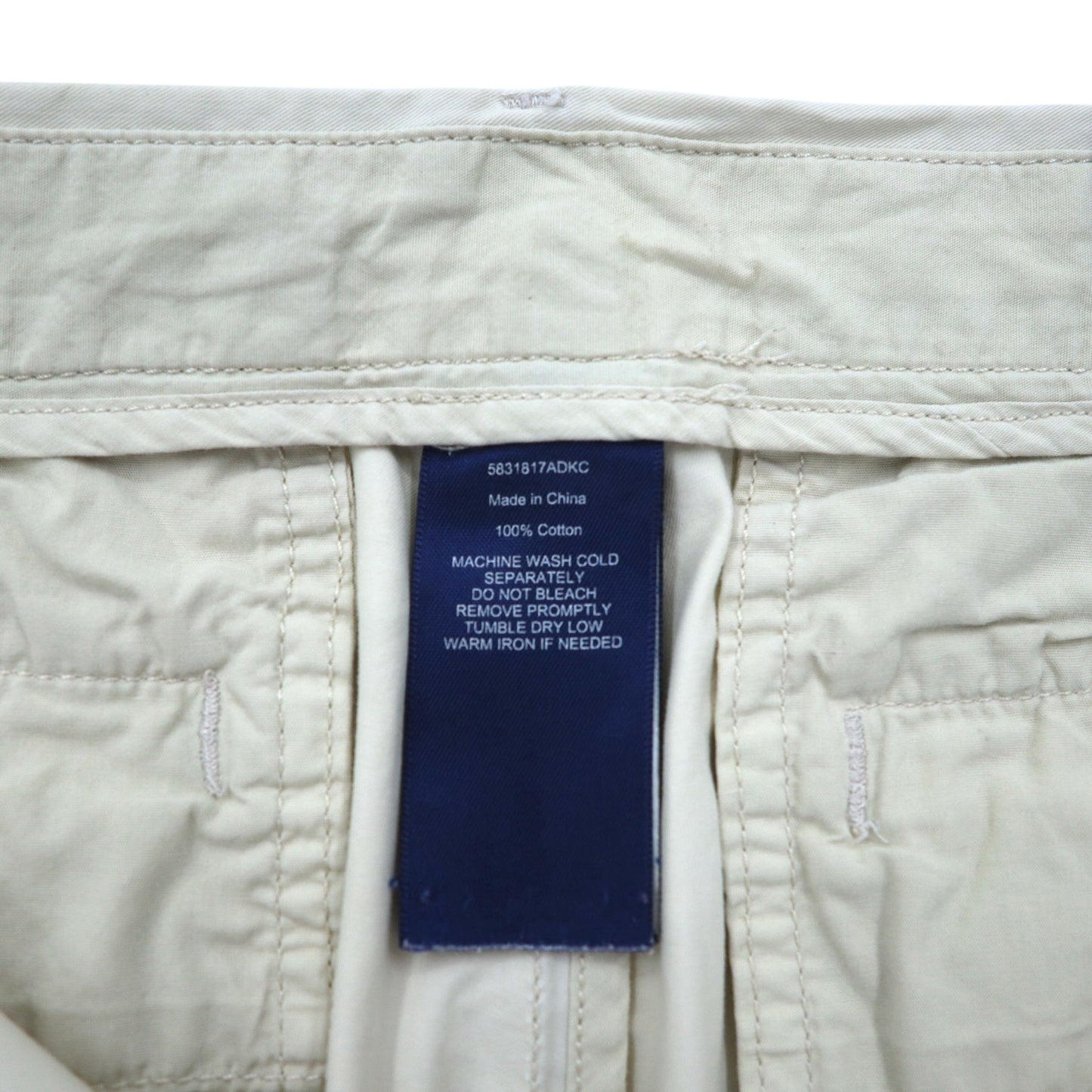 POLO RALPH LAUREN ポロチノ ショートパンツ ハーフパンツ M ベージュ コットン