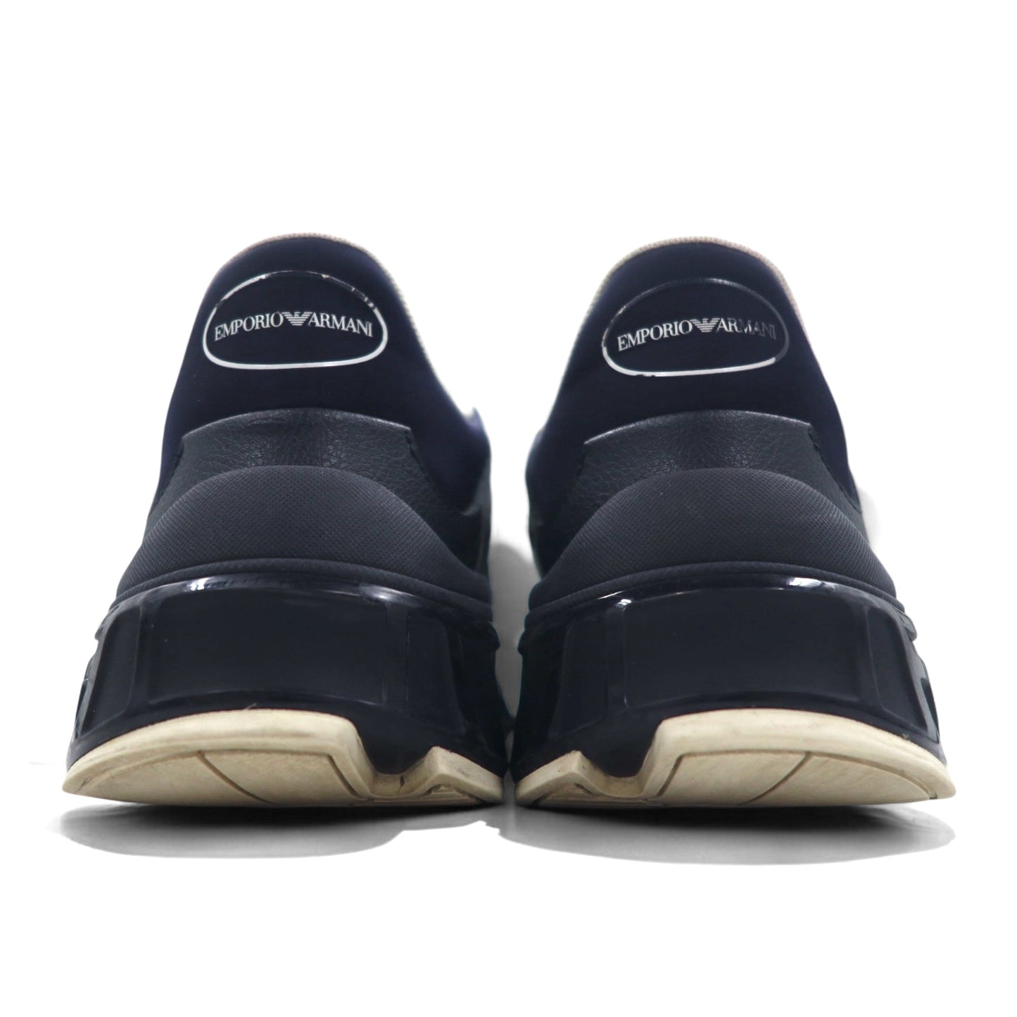 EMPORIO ARMANI スニーカー 26cm ブラック ナイロン レザー X4X647 XN945