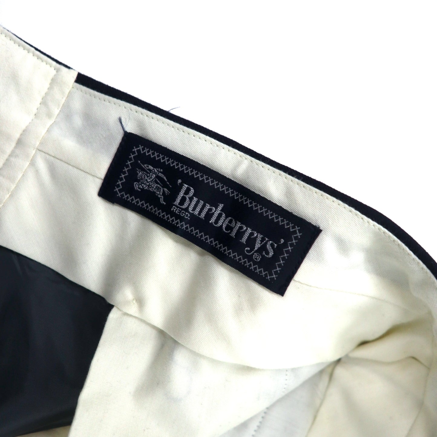 Burberrys オールド ダブル スーツ セットアップ 98-88-175 AB6 ネイビー ウール ギャバジン TASMANIA WOOL 金ボタン 日本製