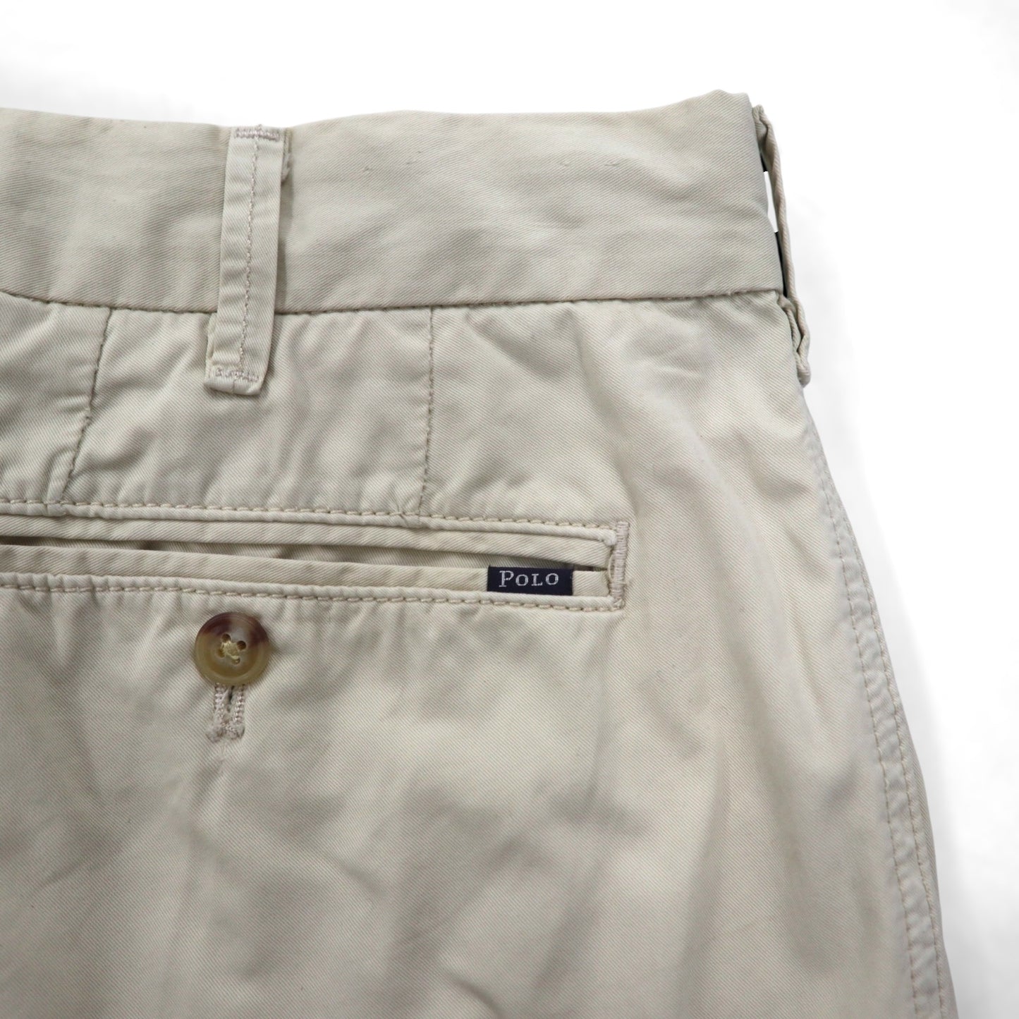 POLO RALPH LAUREN ポロチノ ショートパンツ ハーフパンツ M ベージュ コットン