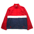 McGREGOR 80's COMPETITORS CLUB Sailing Jacket Nylon Jacket L Red Tricolor Retractable Hood