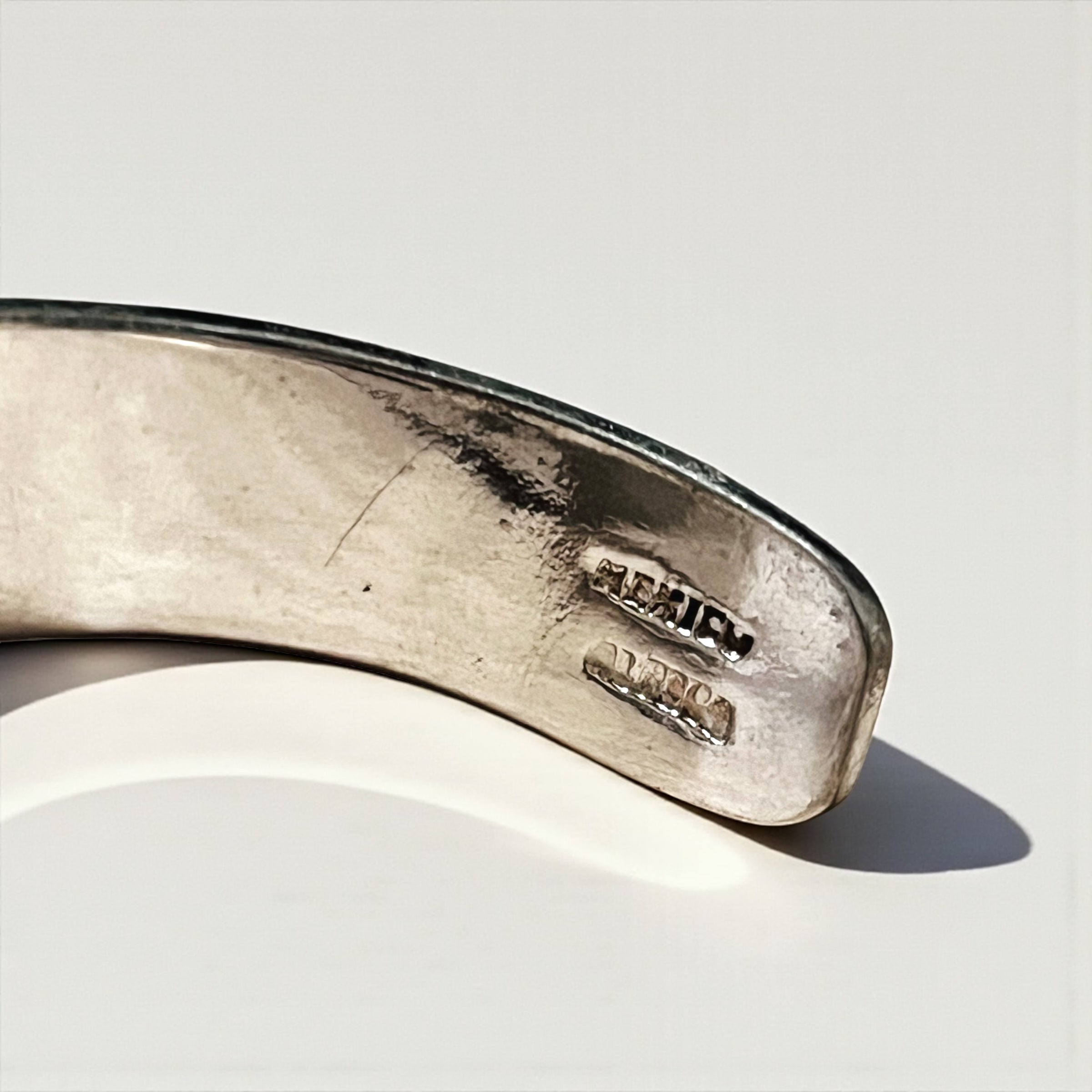 Vintage Mexican Jewelry インレイ バングル シルバー SILVER 925 MEXICO ALPACA メキシカンジュエリー