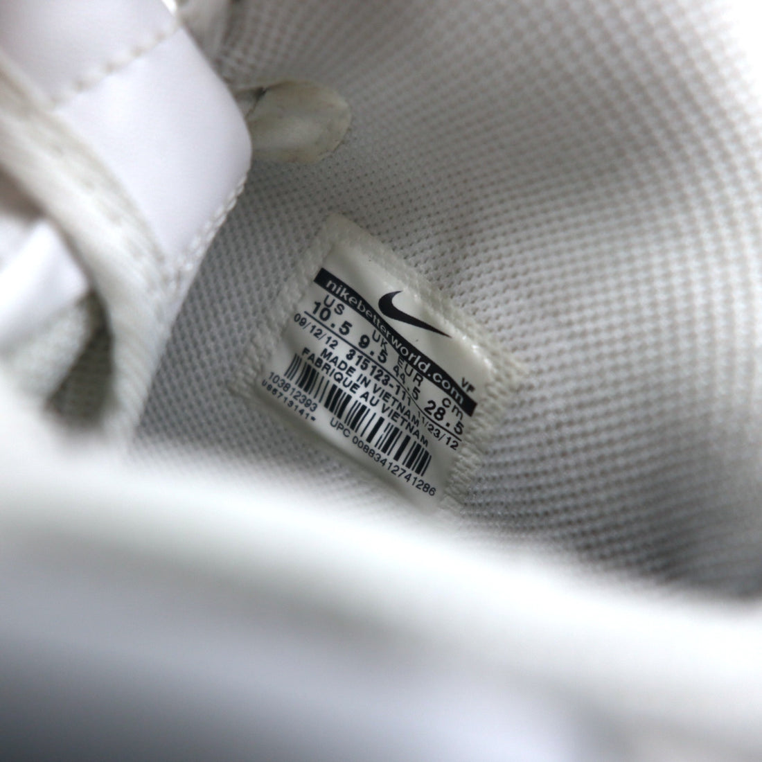 NIKE エアフォース 1 ミッド 07 AIR FORCE 1 MID 07 スニーカー 28.5cm ホワイト 315123-111