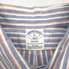 Brooks Brothers Oxford Button-Down Shirt, XL, Blue Regent Stripe, Supima Cotton