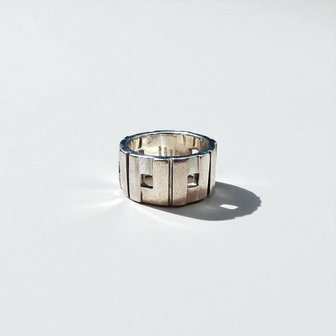 GUCCI モダニスト リング 指輪 22号 ワイド シルバー SILVER 925 イタリア製
