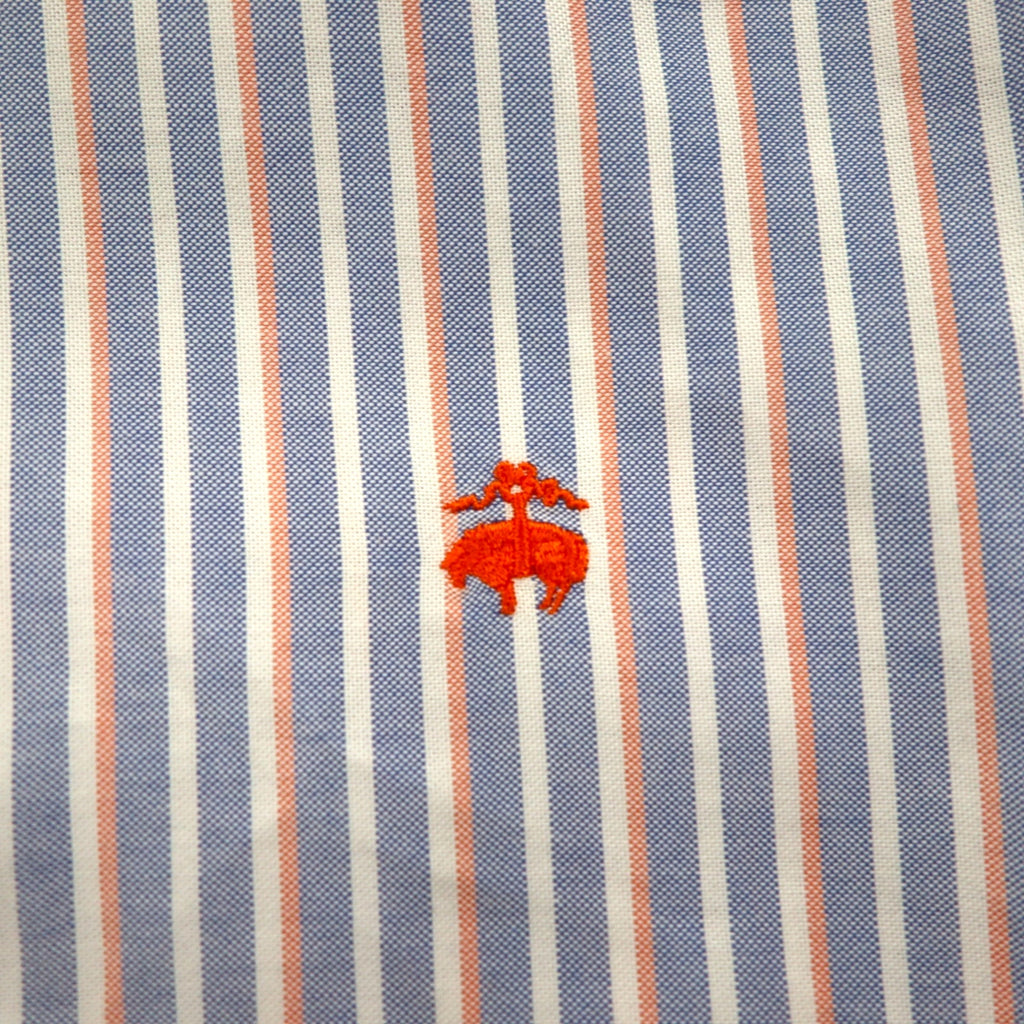 Brooks Brothers Oxford Button-Down Shirt, XL, Blue Regent Stripe, Supima Cotton