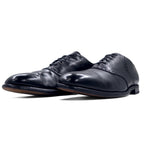 J&amp;M (Johnston &amp; Murphy) USA made 70's saddle shoes, size 28.5cm, black leather, Aristocraft 23741