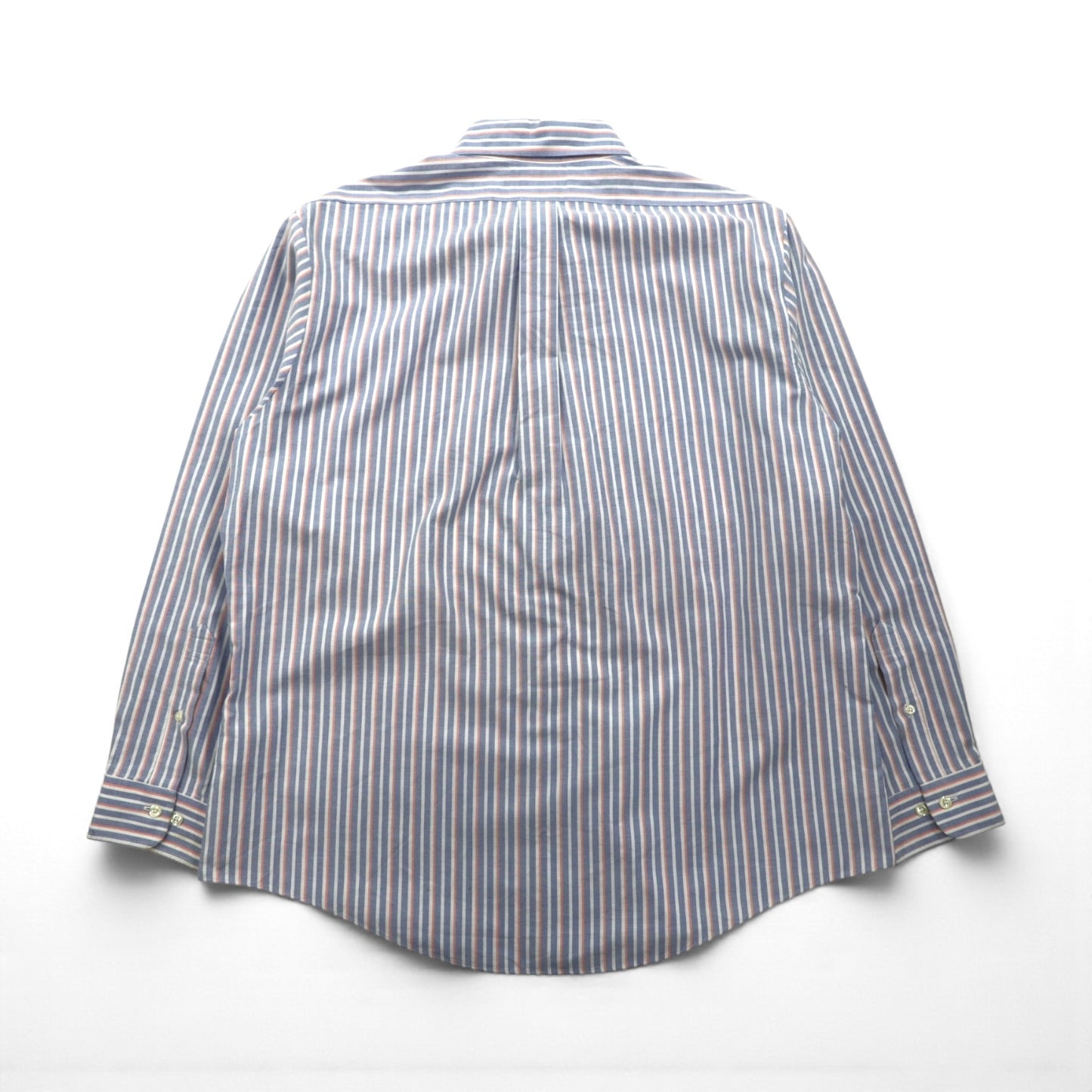 Brooks Brothers オックスフォード ボタンダウン シャツ XL ブルー REGENT ストライプ スーピマコットン