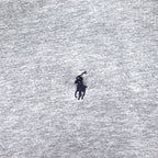 Polo by Ralph Lauren 90s Crew Neck Sweatshirt, XL, Grey, Small Pony Embroidery