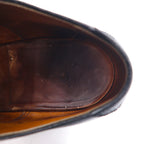 J&amp;M (Johnston &amp; Murphy) USA made 70's saddle shoes, size 28.5cm, black leather, Aristocraft 23741